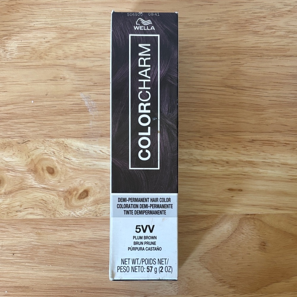 Wella Color Charm 5VV Plum Brown Demi-Permanent Hair Color